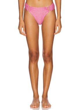 PQ Fanned Detail Bikini Bottom 粉色 y2k辣妹风REVOLVE