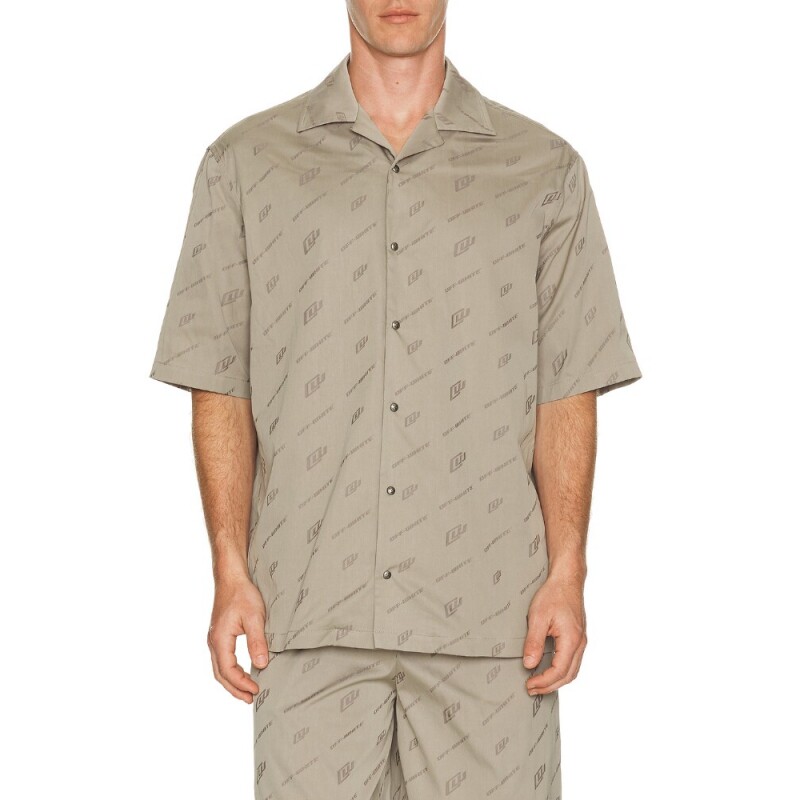 OFF-WHITE JACQUARD 保龄球衬衫 26秋冬新品 revolve小众新款