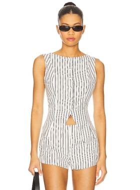 ALL THE WAYS ALERIE 上装 黑色、白色 y2k辣妹风REVOLVE小众新款