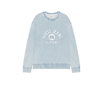 [春夏新品]Guess Jeans 运动衫 Baby BlueREVOLVE小众