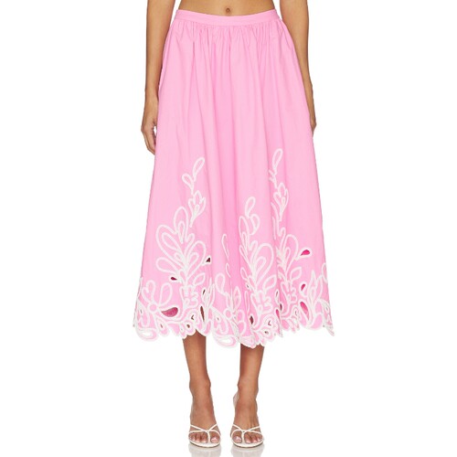 Cinq a Sept PAISLEY BLOOM ESPE 刺绣半身裙 26春夏新品 revolve