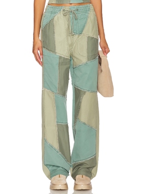 [冬季新品]Lovers and Friends KAI 长裤 暗蓝灰色REVOLVE小众