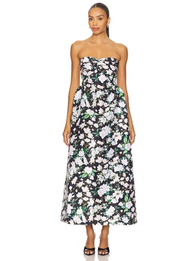 KIKA VARGAS ROSE 裙子 黑色REVOLVE小众新款