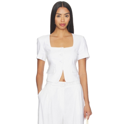Favorite Daughter THE MAYFAIR 亚麻上衣 26秋冬新品 revolve小