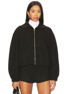 Amanda Uprichard COMO 外套 黑色REVOLVE小众新款