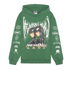 [冬季新品]Memory Lane MASH 连帽衫 绿色REVOLVE小众新款
