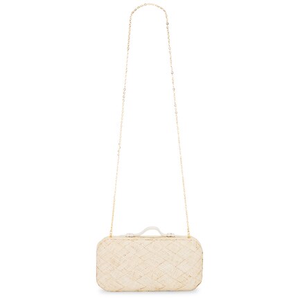 Poolside The East West Clutch With Top Handle 米色REVOLVE小