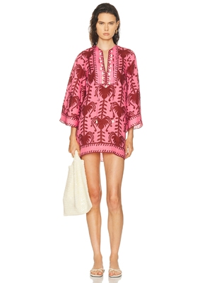 Johanna Ortiz WILD SAVANNAH 裙子 revolve小众新款 粉色