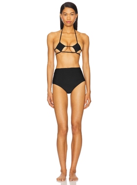 ADRIANA DEGREAS INAMORATA 比基尼套装 黑色REVOLVE小众新款