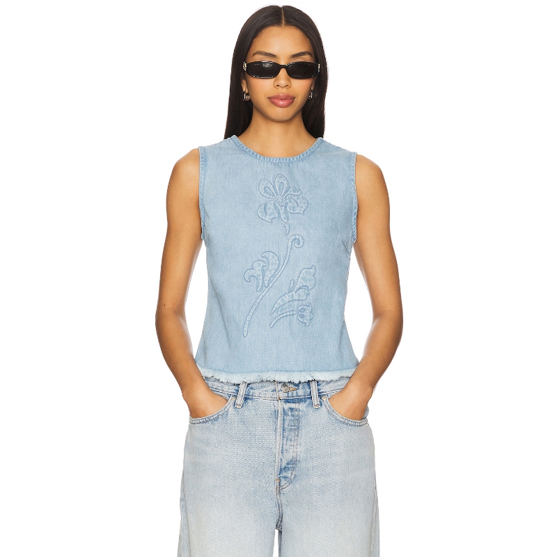 Marques ' Almeida DENIM SLEEVELESS 牛仔上装丹宁风REVOLV