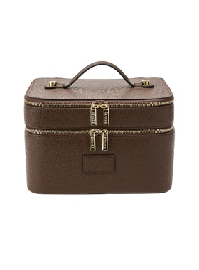 ETOILE COLLECTIVE DUO VANITY CASE 化妆包 棕色REVOLVE小众新款