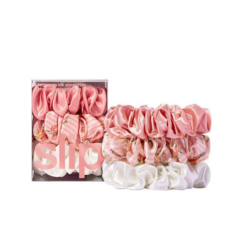 slip LARGE SCRUNCHIES SET OF 3 束发带套件 revolve小众新款 花