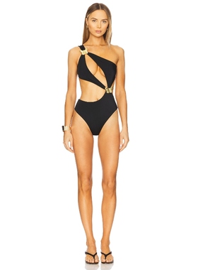 CIN CIN ORBIT 一件式泳衣 黑色 y2k辣妹风REVOLVE小众新款