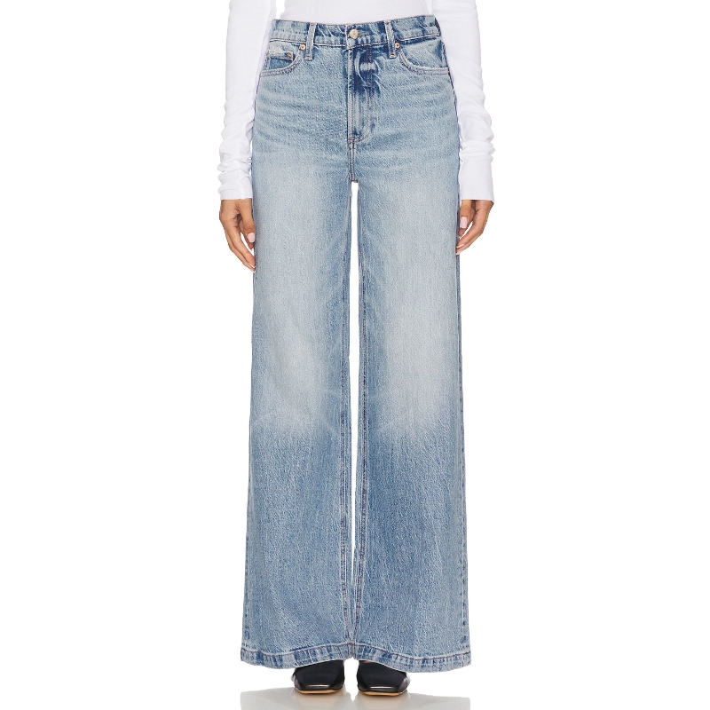 [冬季新品]PISTOLA LANA 直筒长裤 蓝色 美式复古风REVOLVE小众