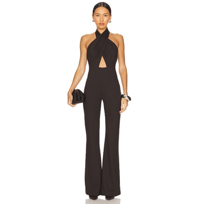 Amanda Uprichard ZAHARA 连身裤 巧克力色REVOLVE小众