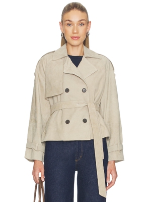 ALLSAINTS REED SUEDE 夹克 revolve小众新款