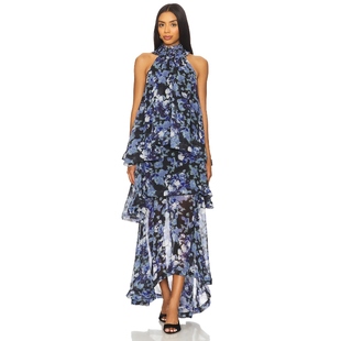 藏青色REVOLVE小众新款 长裙 BRIONY ELLIATT