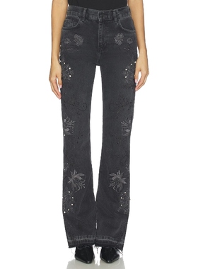 [海外直邮]Free People IRIE 阔腿 黑色 美式复古风REVOLVE小众新