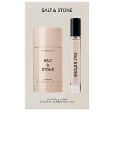 SALT DEODORANT DUO 止汗 CEDAR MIST SAFFRON STONE MINI
