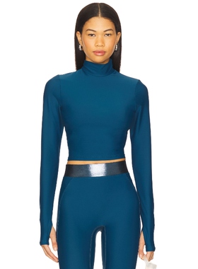 Heroine Sport 上装 青色 y2k辣妹风REVOLVE小众新款