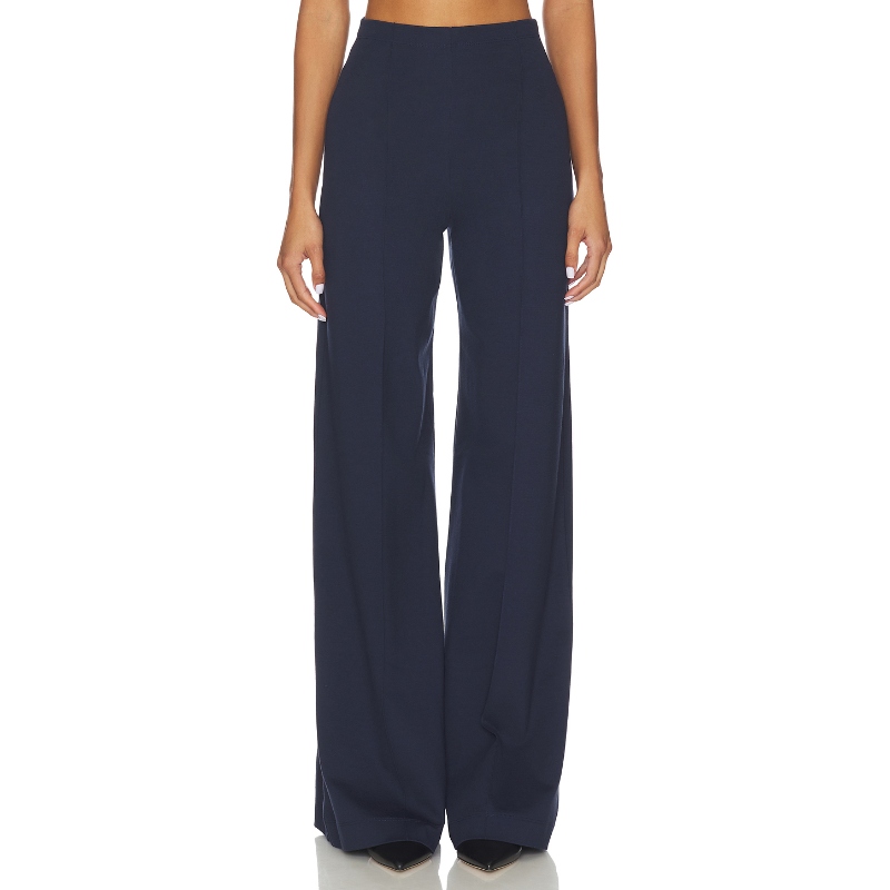 Ripley Rader 弹力针织阔腿裤 藏青色 美式休闲风REVOLVE小众新款