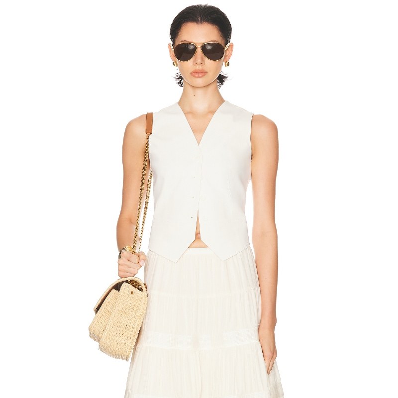 [冬季新品]Alexis TORRE 背心 象牙白REVOLVE小众新款