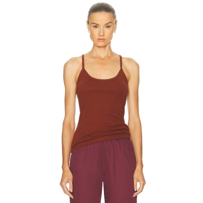 [冬季内搭]LESET 上装铁锈色REVOLVE小众新款