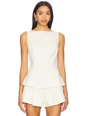 [春季新品]Line & Dot VENI 上装奶油色辣妹风REVOLVE小众新款