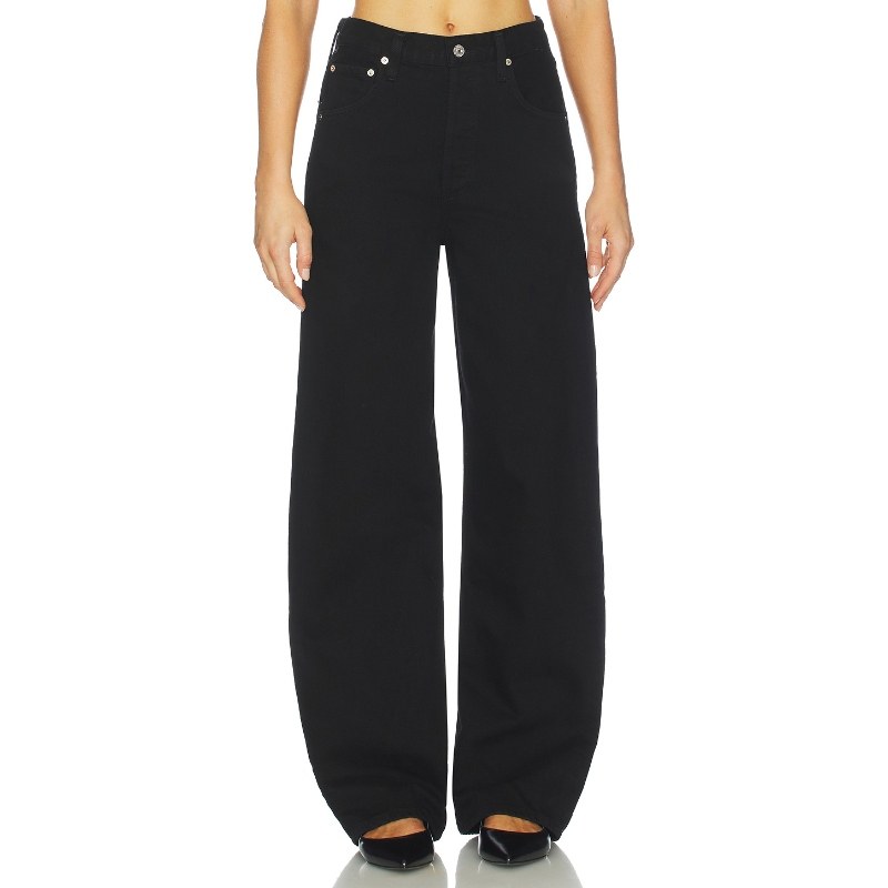 Citizens of Humanity AYLA 阔腿 黑色REVOLVE小众新款