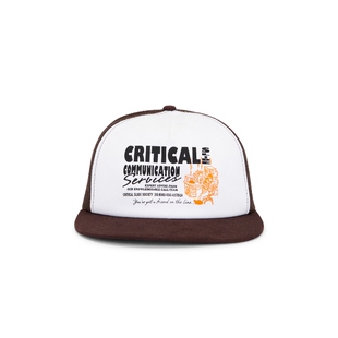 Critical Slide COMMUNICATION 帽类 棕色REVOLVE小众新款