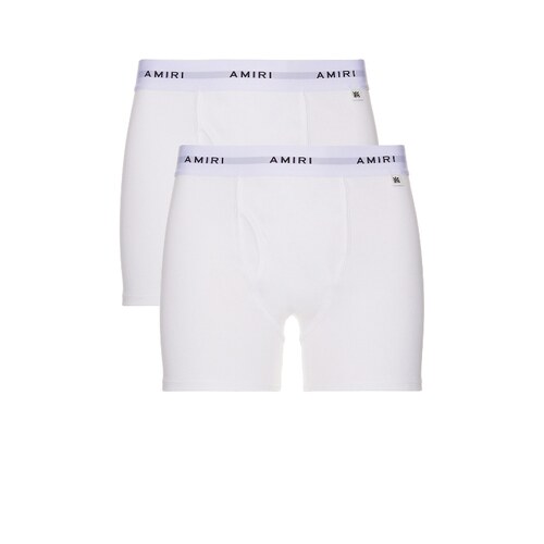Amiri Brief Boxer 2-pack 白色REVOLVE小众新款