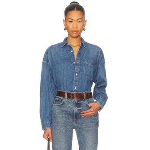 Polo Ralph Lauren Denim Long Sleeve Button Shirt 蓝色 老钱风