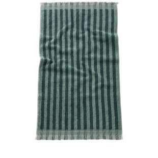 PEMBROKE STRIPE HAND Piglet 毛巾 Bed TOWEL 深绿色REVOLVE