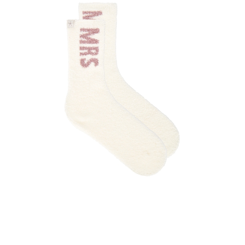 Barefoot Dreams COZYCHIC MRS SOCKS 短袜 象牙白REVOLVE小众新