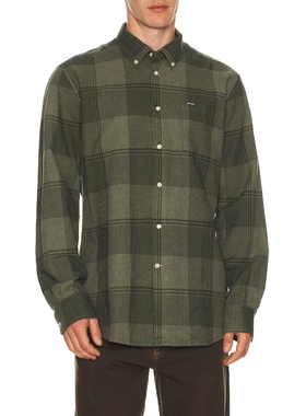 Barbour HEANEY 衬衫 橄榄色REVOLVE小众新款