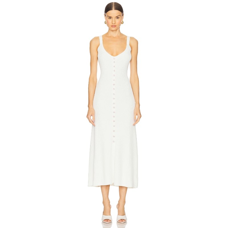 Generation Love SHARON 中长款连衣裙白色REVOLVE