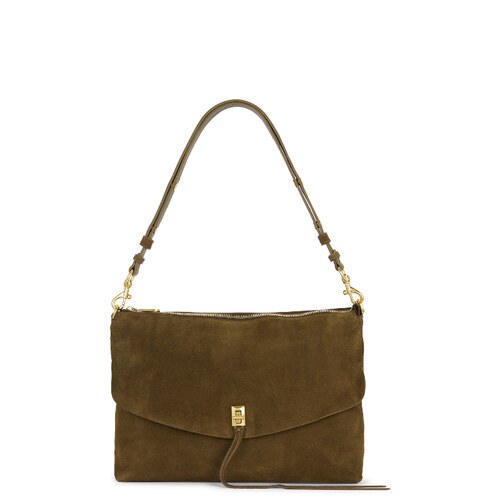 Rebecca Minkoff Darren Lg Top Zip Shoulder Bag 橄榄色REVOLVE