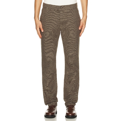 Marine Layer SATURDAY 斜纹棉布长裤 棕色REVOLVE小众新款