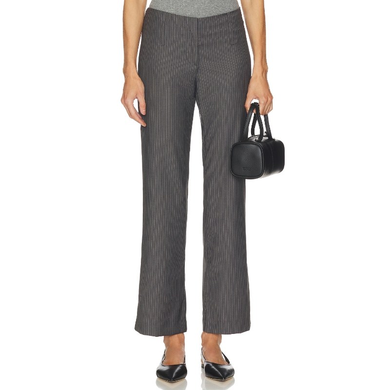 BUCI PINSTRIPE 长裤 藏青色 美式休闲风REVOLVE小众新款