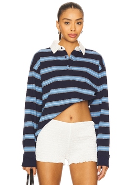 LIONESS COUNTRYSIDE 平针 藏青色 y2k辣妹风REVOLVE小众新款