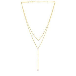 SHASHI 层叠套索项链revolve时尚小众新品