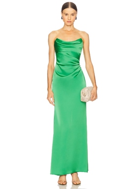 Katie May TAYLOR 长裙 绿色REVOLVE小众新款