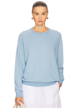 The Great 运动衫蓝色运动复古风REVOLVE小众新款