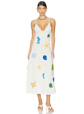 Capittana CAROLINA 裙子 白色REVOLVE小众新款