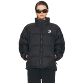 海外直邮 1996 The North Face NUPTSE 羽绒夹克黑色REVOLVE保暖