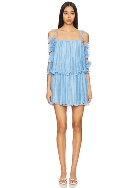 Line & Dot CHARA 连衣裙女 蓝色REVOLVE小众新款