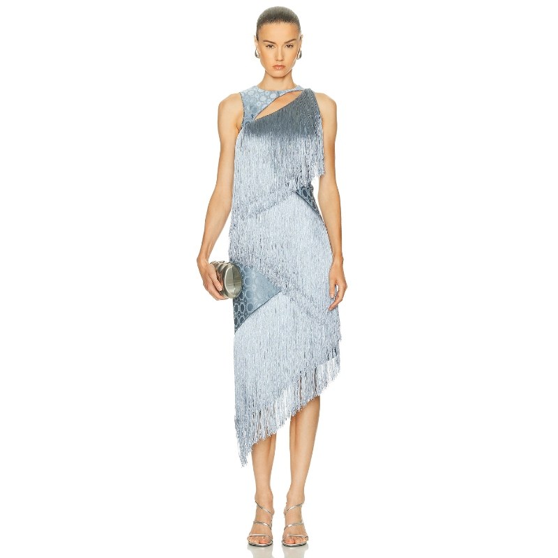 [冬季新品]Alexis COSTA 裙子 Baby Blue REVOLVE小众