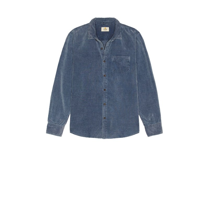 Marine Layer LIGHTWEIGHT 灯芯绒衬衫 蓝色REVOLVE小众新款