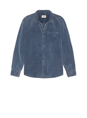 Marine Layer LIGHTWEIGHT 灯芯绒衬衫 蓝色REVOLVE小众新款