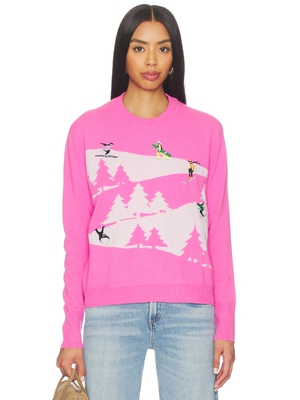 Autumn Cashmere Snowscape Sweater revolve小众新款 粉色